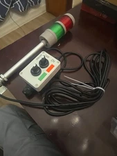 ANDONT 2 Stack Super Bright LED Andon Tower Lights with Buzzer, Red/Green