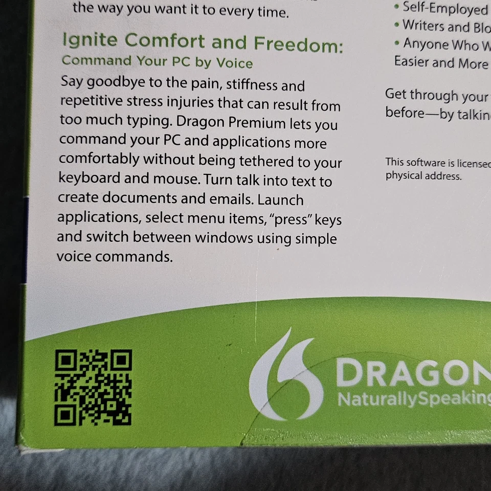 Nuance Dragon Naturally Speaking 12 Premium for Windows W/Mic New K609A-G1B-12.0 - Image 4 of 4