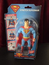 Superman Stretch Armstrong DC. Alto circa 7 pollici. Dal Regno Unito. Numero articolo 06614