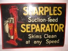 Vintage Sharples Cream Separator Tin Sign Milk Dairy Farm Agricultural Adver