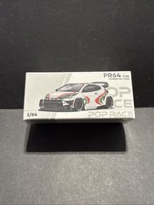 Pop Race 1:64 Pandem GR Yaris White #136