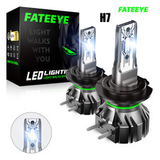 H7 Auto LED Scheinwerfer Lampen Hi/Low Beam Halogen 6500K 10000LM Mit Zulassung