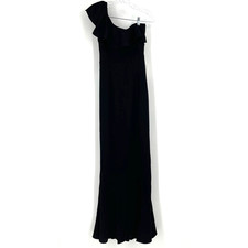 Show Me Your MuMu Florentine Maxi Dress Black Stretch XS NWT
