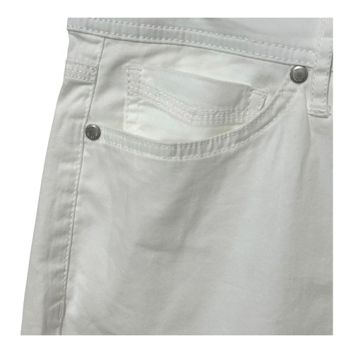 Bandolino Womens Amelia Shorts 10 White 6" Inseam Hi-Rise 5 Pocket Classic Beach - Picture 4 of 16