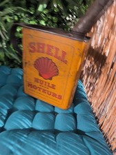 Rare Bidon Huile Shell