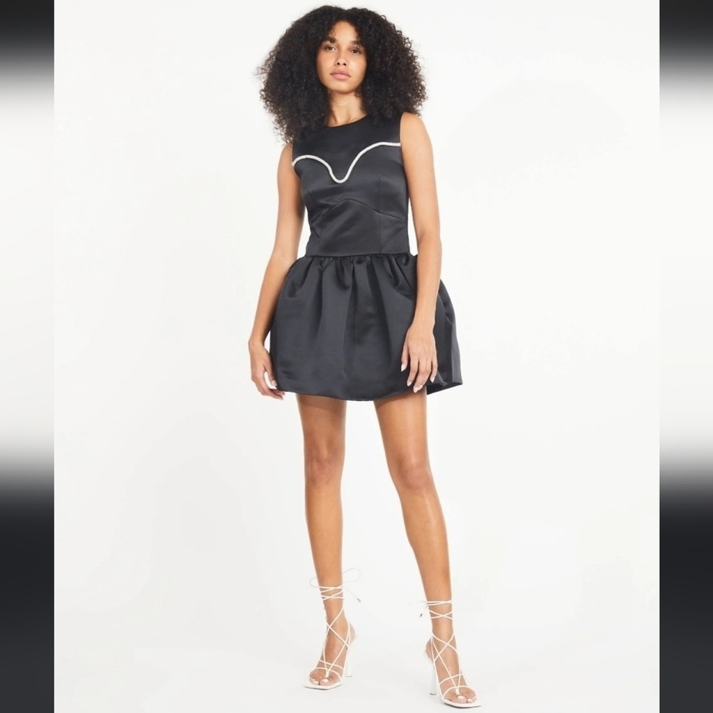 calvin klein slim fit short sleeve dress shirt Desert Sand Fit and Flare Pleated Mini Dress main image 0