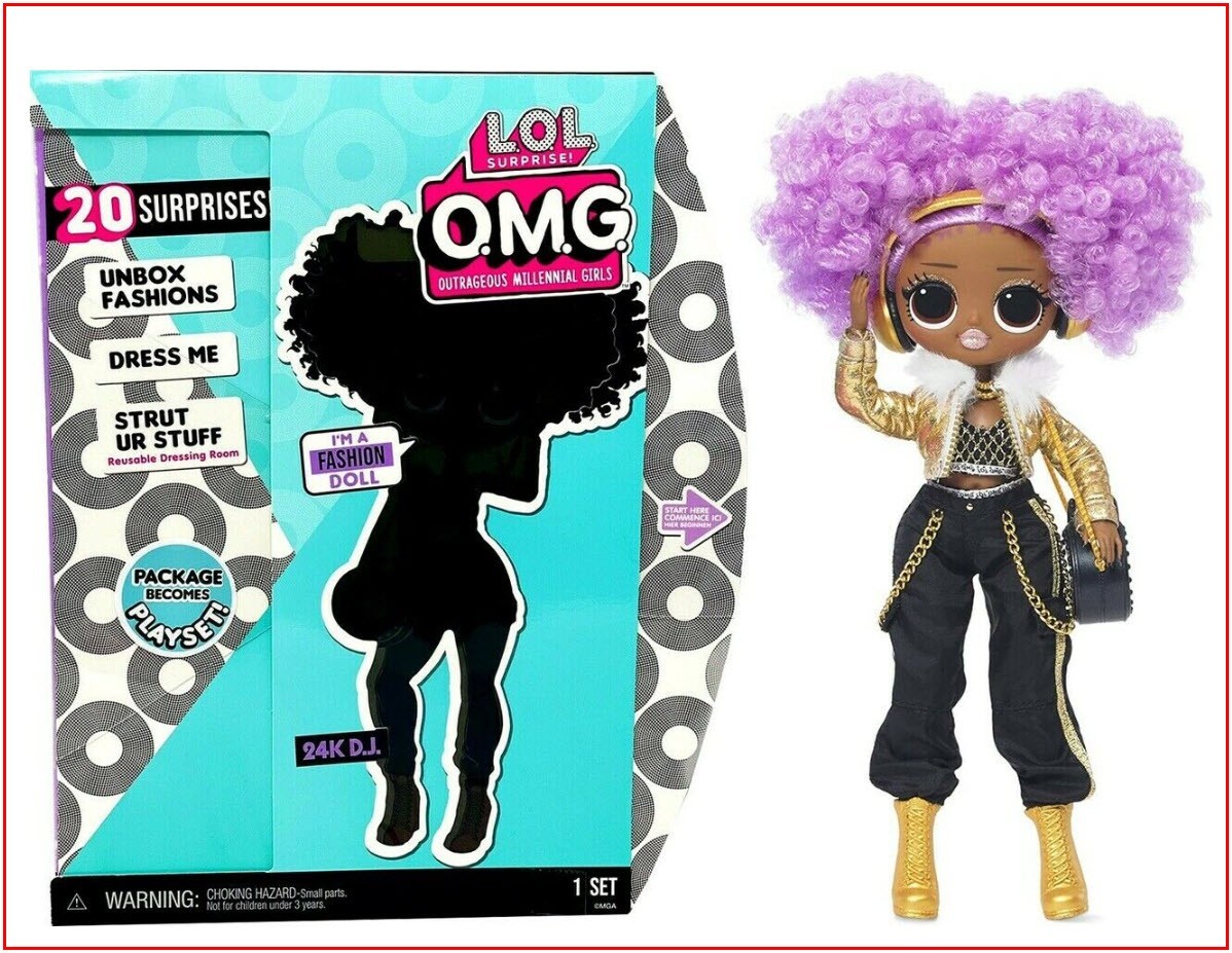 LOL Surprise OMG S1 - 24K DJ Winter Disco Fashion Doll + 20