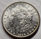 1896 PHILADELPHIA  MORGAN SILVER DOLLAR COIN UNCIRCULATED LUSTERY!
