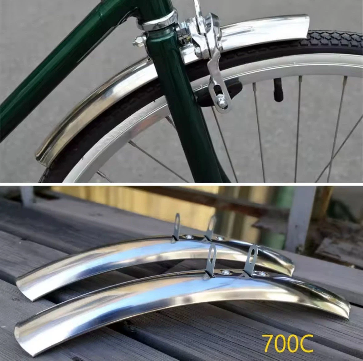Garde boue arrière vintage (1960 à 1974) UFO blanc – Pièce moto 50cc