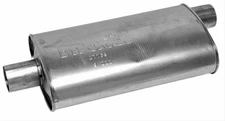 Walker Exhaust Muffler Super Turbo 3 Inlet/3 Outlet Steel Aluminized Each 17769