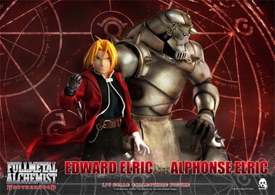 Threezero Fullmetal Alchemist Brotherhood FigZero 1/6 Edward+ Alphonse Twin-Pack