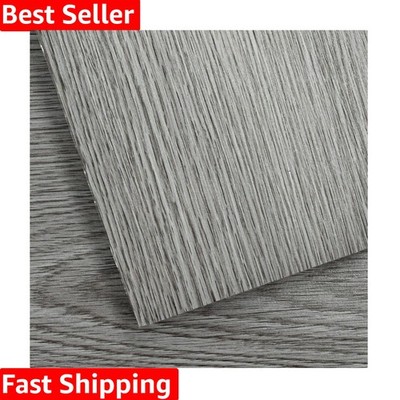 Peel and Stick Vinyl Flooring, Dark Gray, 36 Pack, 54 Sq.Ft, Waterproof Elegance