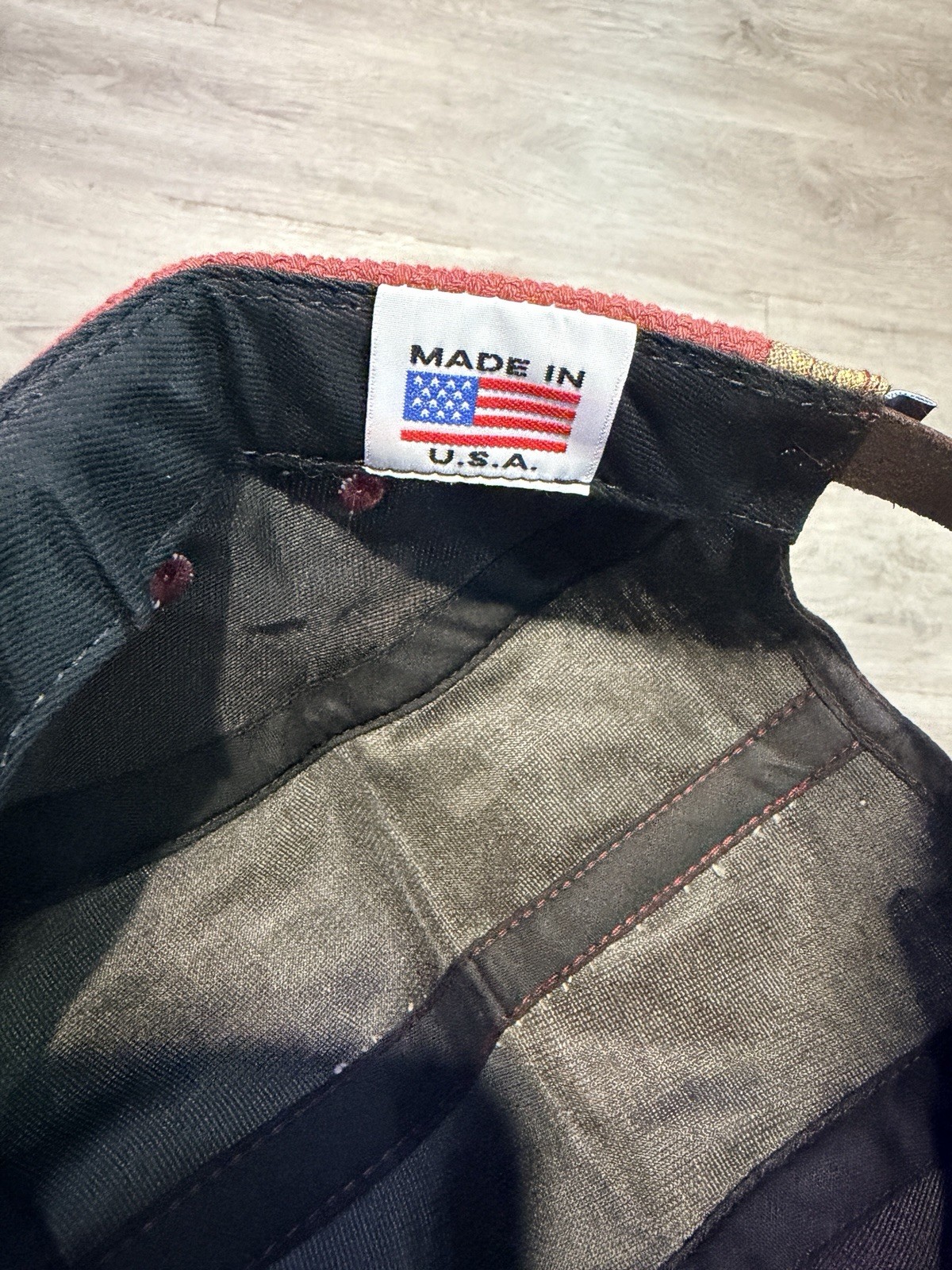 KIRIKO PATCHWORK 5-PANEL CAMP HAT LEATHER STRAP A… - image 7