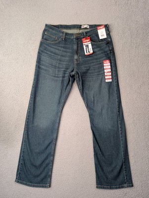 Wrangler Five Star Premium Relaxed Bootcut Jeans Mens 36x32 Western Blue