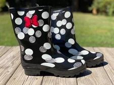 Womens Disney Minnie Mouse Rain Boot Size 10