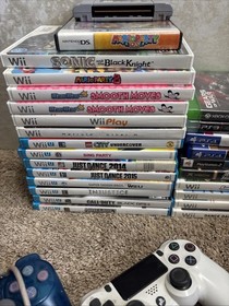 Huge Video Game Lot of Nintendo 64, Wii, Wii U, Gameboy, PS, DS & Xbox