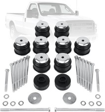 KF04058BK Body Cab Bushing Kits Body Mount Bushing Kit for 1999-2007 Ford Sup...