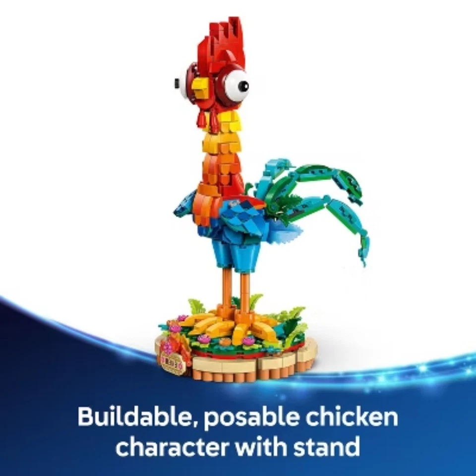 LEGO Disney Moana 2 Heihei Kit Modelo Animal Construible 43272 Foto 3 de 4