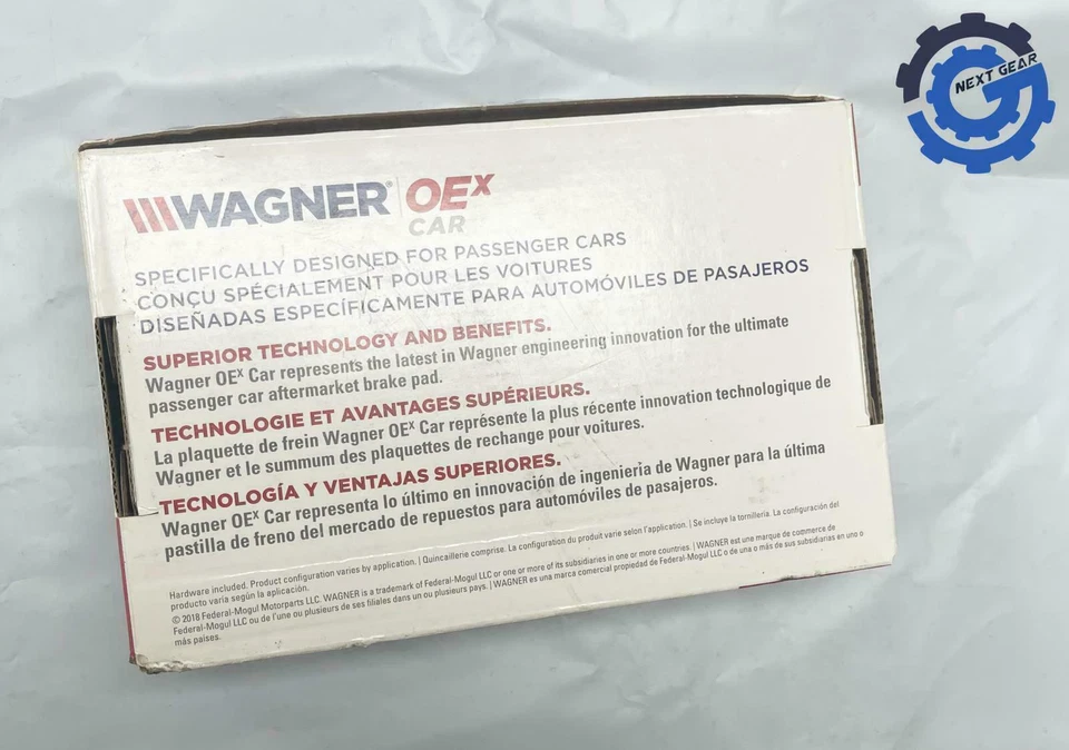 OEX1057 Nuevo OEM Wagner Cerámica Disco Trasero Pastilla de Freno Chrysler 300 Dodge 2005-2022 Foto 3 de 3
