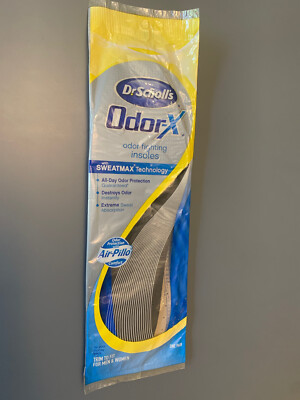 Dr Scholl s Odor-X Odor Fighting Insoles Trim To Fit For Men&Women-1 Pair ￼