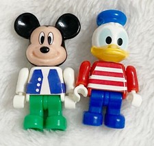 Disney Parks, Mickey Mouse and Donald Duck Mini Figures, 1.5 Inches Tall