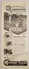 1948 Print Ad M-E Rotary Garden Tillers Ford Tractor Attachment So. Milwaukee,WI