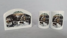 Currier & Ives (FSI1) - Shakers or Napkin Holder - by Four Star International