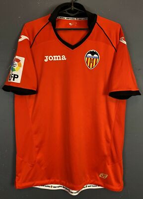 MENS JOMA FC VALENCIA 2011/2012 AWAY FOOTBALL SOCCER SHIRT JERSEY