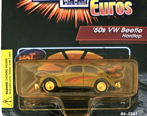 REVELL HOT HATCH EUROS '60 VW BEETLE HARDTOP ISSUE # 54 GREEN 2000 - Picture 2 of 3