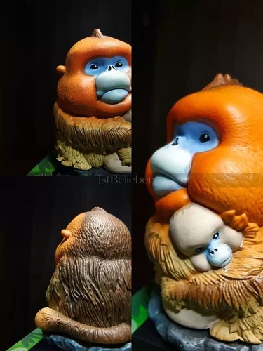 Animal Planet BEIJING WILDLIFE PARK Heavenly Body Rhinopithecus Statue Hidden - Picture 8 of 9