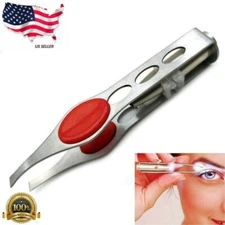 Portable Tweezer With LED Light Hair Removal Eyebrow Beauty Make Up Tools