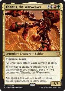 Thantis, the Warweaver - Foil x1 - Commander 2018 - NM-Mint, English - Commander
