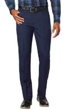 Greg Norman Men's Luxury Microfiber Ultimate 5-Pocket Pants, Blue, Size 32X34
