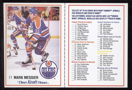 1989-90 KRAFT DINNER ROCK 'O' RAMA PANEL & SINGLE NHL HOCKEY 1-64 SEE LIST - Picture 18 of 179