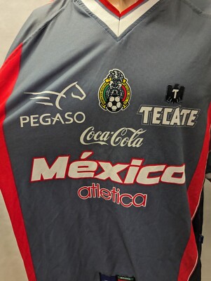 Vintage Mexico National Team Warm Up Jersey Atletica XL | eBay