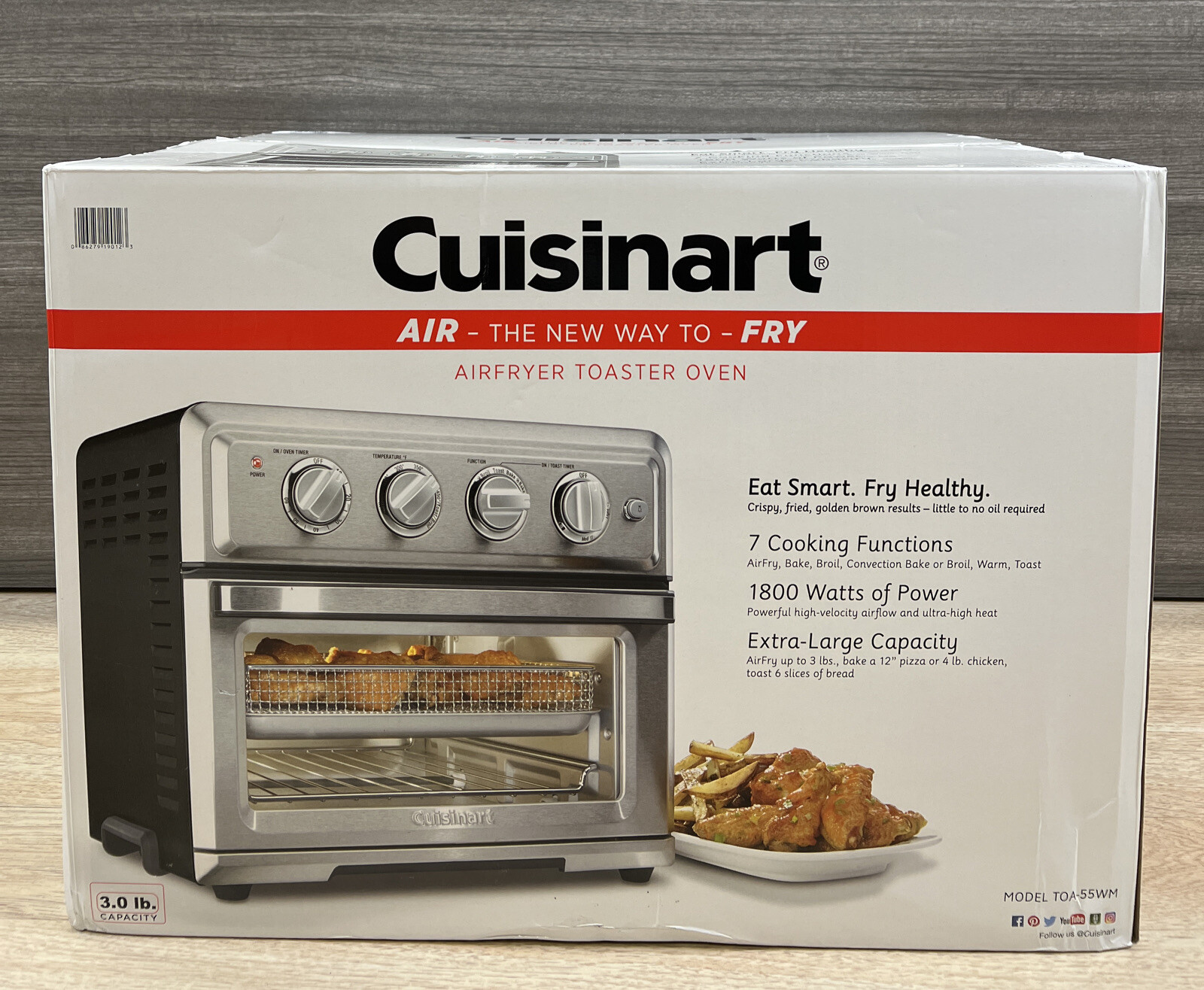 New Convection Toaster Oven TOA55WM with Air Fry, Large Capacity 17