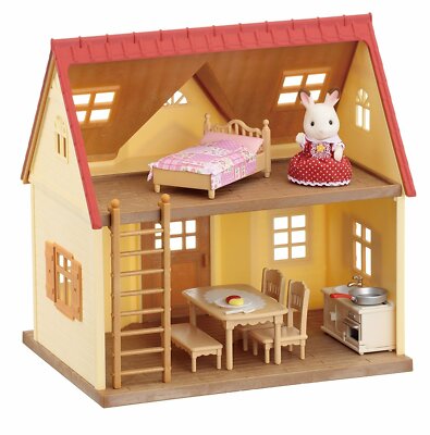 Calico Critters Bunny Rabbit Cozy Cottage Home House Role Play