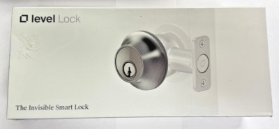 Level Lock - The Invisible Smart Lock - Bluetooth - Matte Black - NEW SEALED