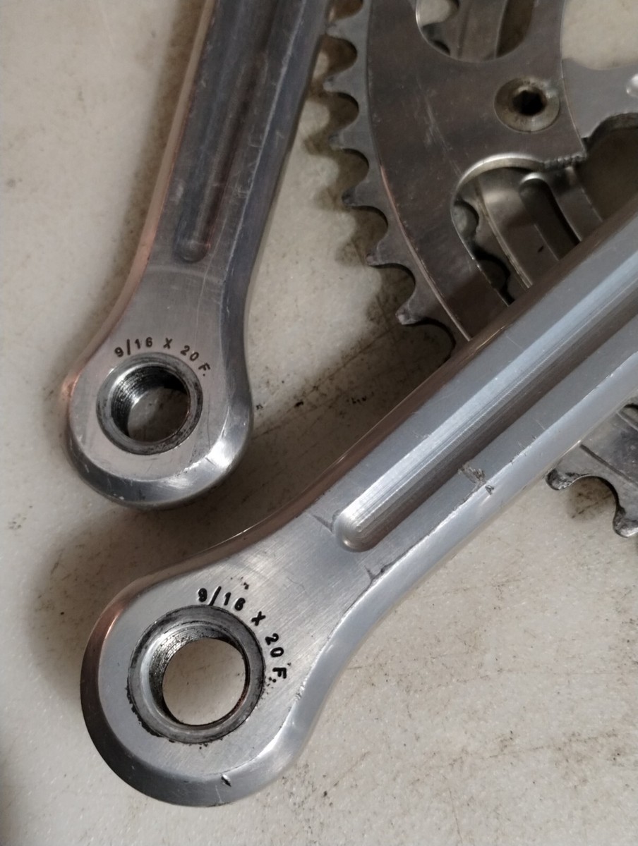 Vintage Campagnolo Record Crankset 53/44 144BCD 170MM square