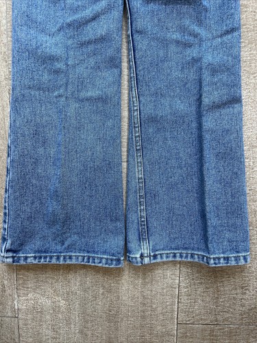 LEI Girls 8 Denim Flare Bell Blue Jean VINTAGE Y2K 90s Flare Bootcut Light Wash - Picture 6 of 9