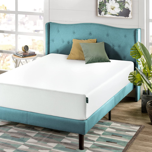 Zinus AZBTCM10K King Size Green Tea Infused Memory Foam Mattress for
