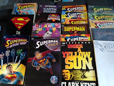 18 US SUPERMAN TRADES SIXTIES EXILE BIZARRO PRESTIGE 80pg GIANT LOIS DOOMSDAY...