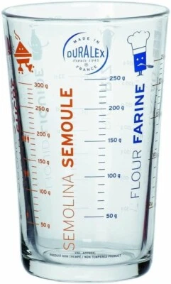 LUMINARC Verre doseur professionnel (Verre trempé) 58 CLITRES GRADUÉ TRANSPARENT DURALEX