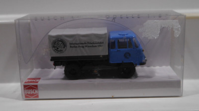 Busch  1:87  H0 50200-104 Robur LO 2002A  ''40.Internationale Friedensfahrt'' OVP