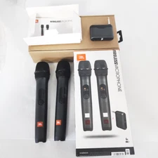 JBL JBLWIRELESSMICAM NEW 2 Wireless Dynamic Microphones with Receiver Free Shipp