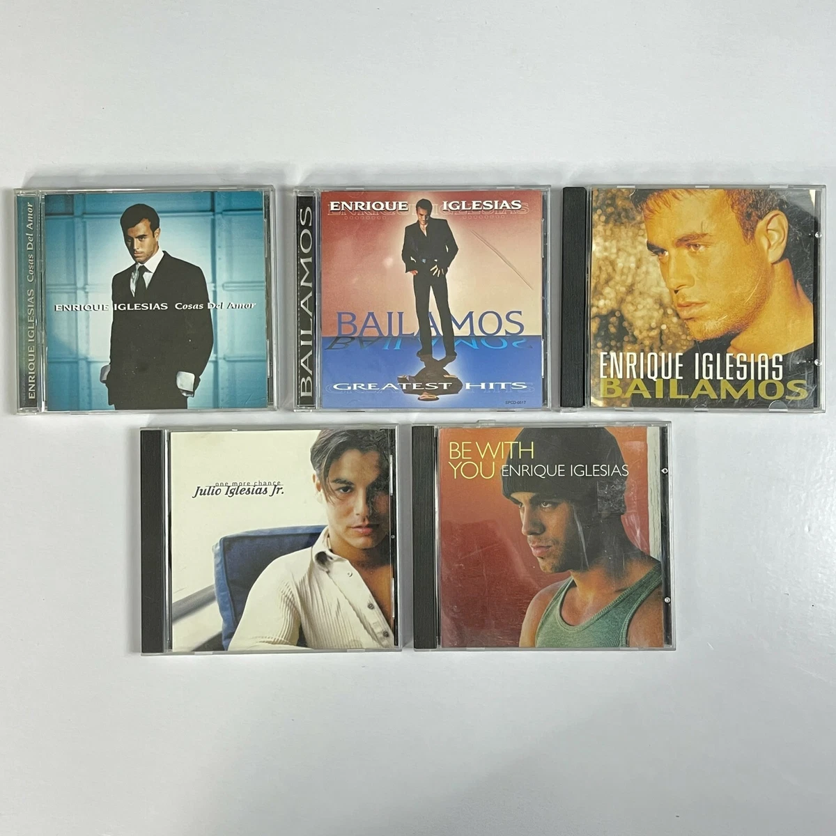 Enrique Julio Iglesias Jr 5 CD Bundle Bailamos Hits Cosas Amor One.