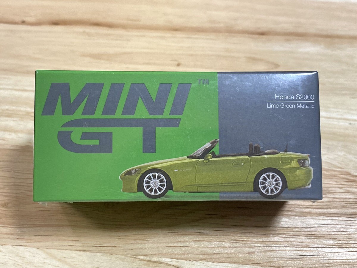 MINI GT Honda S2000 ライムグリーンメタリック Amazon | MINI GT 1/64 ホンダ S2000 (AP2) ライムグリーン
