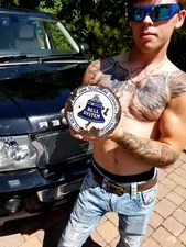 Vintage Rare original Porcelain Bell System telephone telegraph Sign 8 inch