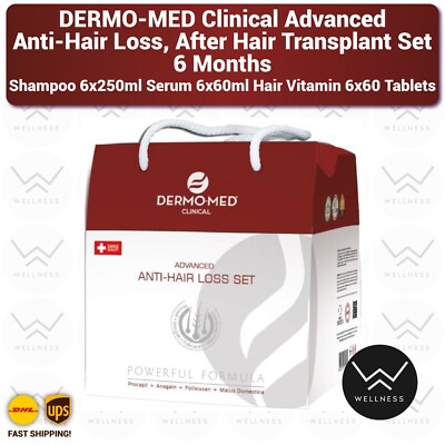 Dermomed Clinical 6 Months Anti Hair Loss, After Hair Transplant Advanced Set