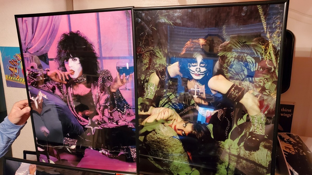 KISS 4 POSTER SET 18X24 DYNASTY ERA 1979 OUT TAKES PAUL stanley